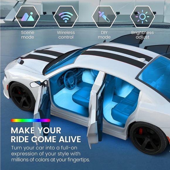 LED CAR LIGHT STRIP - 21-Feet Strip Light - Picture 5 of 10